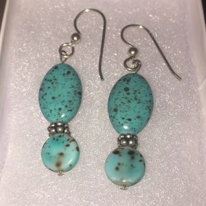 3/$10 ✨ Teal/Aqua Earrings (NWOT) ✨